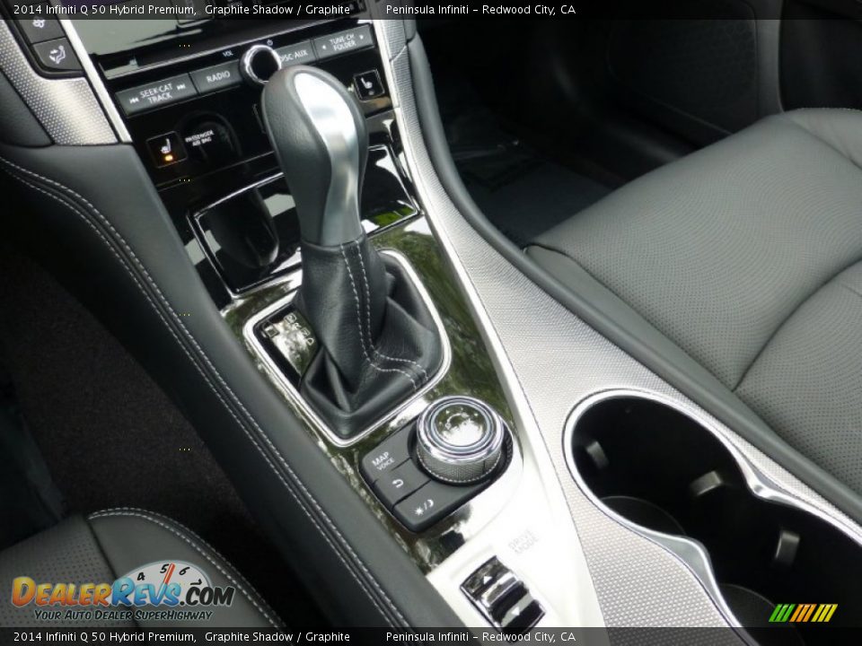 2014 Infiniti Q 50 Hybrid Premium Shifter Photo #17