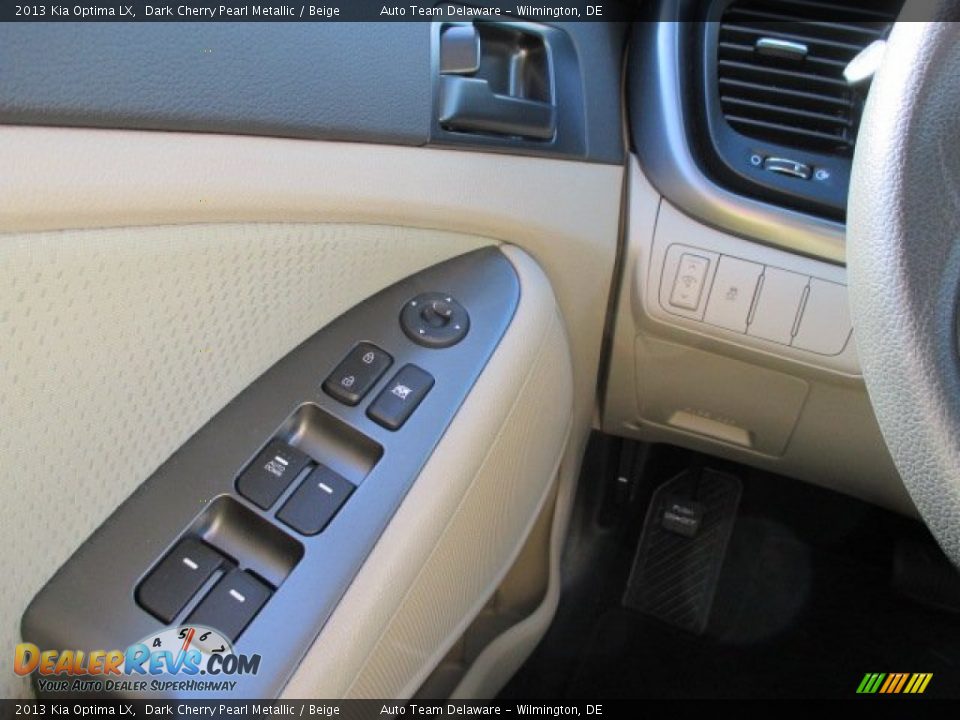 2013 Kia Optima LX Dark Cherry Pearl Metallic / Beige Photo #27