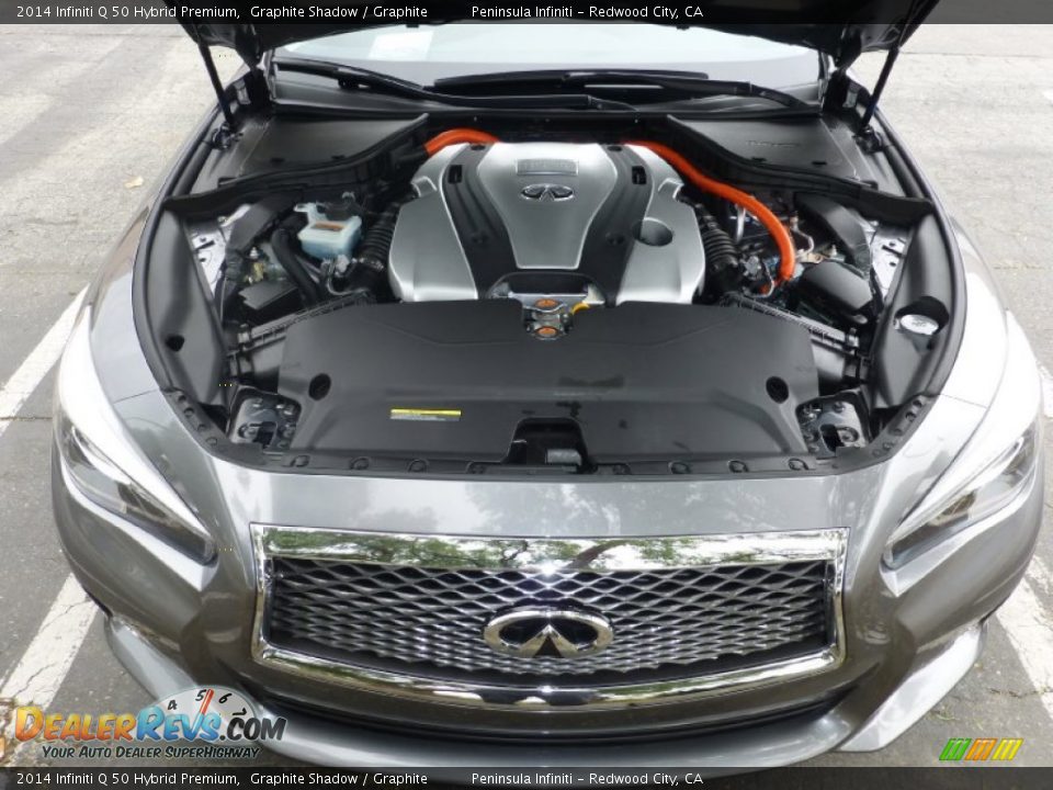 2014 Infiniti Q 50 Hybrid Premium 3.5 Liter DOHC 24-Valve CVTCS V6 Gasoline/Electric Hybrid Engine Photo #21