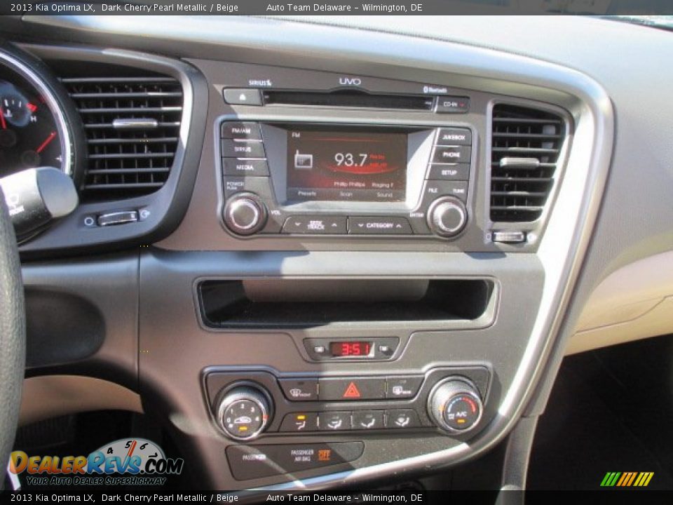 2013 Kia Optima LX Dark Cherry Pearl Metallic / Beige Photo #31