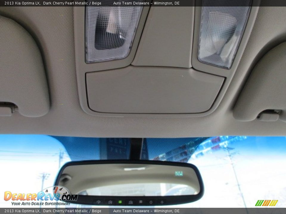 2013 Kia Optima LX Dark Cherry Pearl Metallic / Beige Photo #34