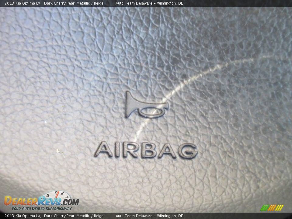 2013 Kia Optima LX Dark Cherry Pearl Metallic / Beige Photo #35