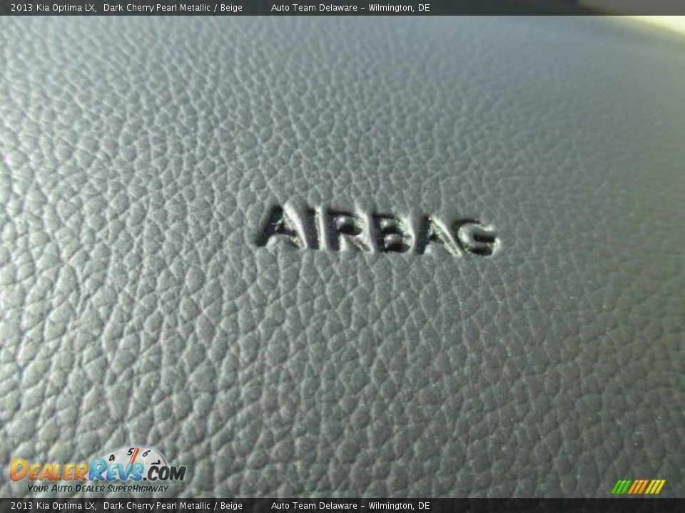 2013 Kia Optima LX Dark Cherry Pearl Metallic / Beige Photo #36
