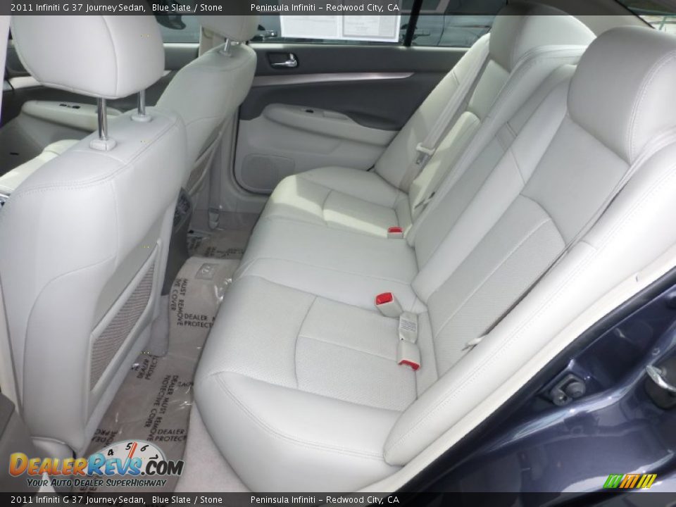 2011 Infiniti G 37 Journey Sedan Blue Slate / Stone Photo #5