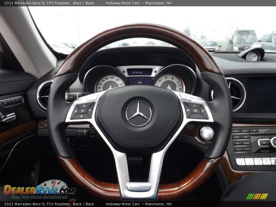 2013 Mercedes-Benz SL 550 Roadster Steering Wheel Photo #7