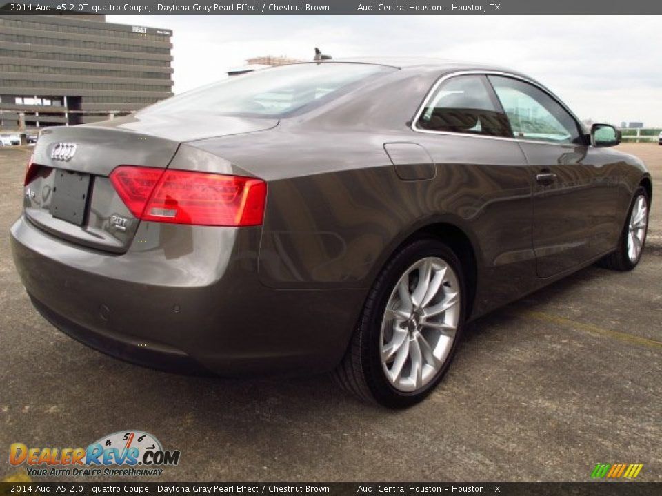 2014 Audi A5 2.0T quattro Coupe Daytona Gray Pearl Effect / Chestnut Brown Photo #2