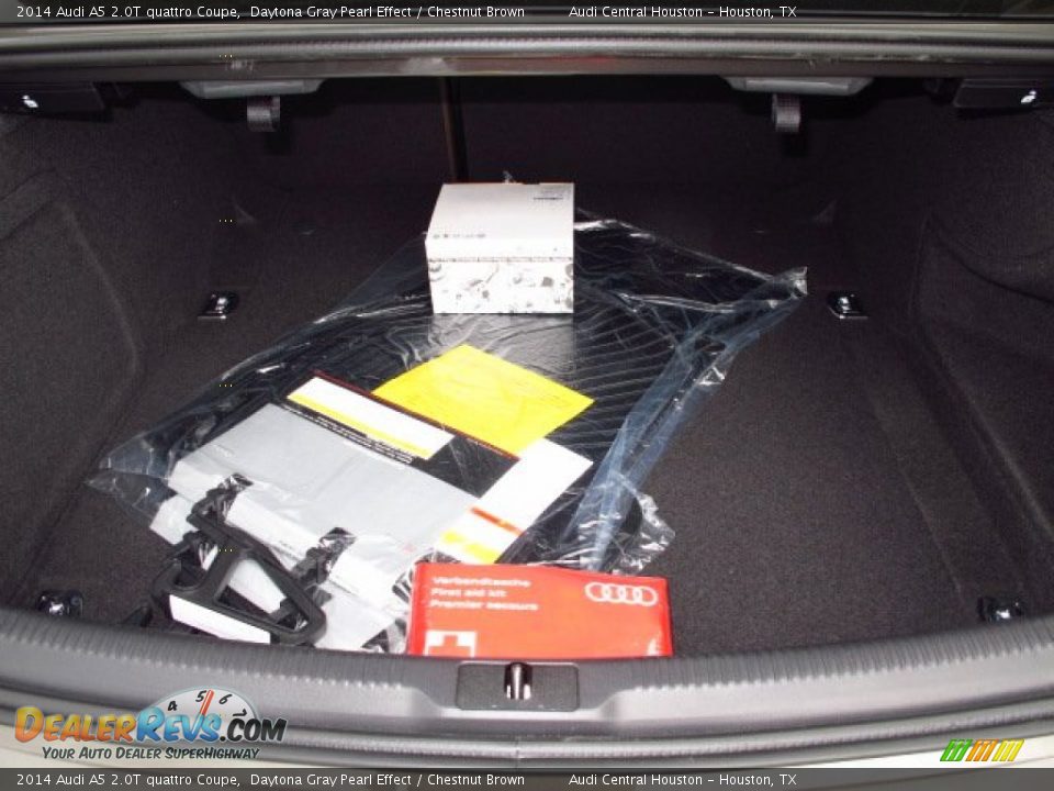2014 Audi A5 2.0T quattro Coupe Daytona Gray Pearl Effect / Chestnut Brown Photo #8