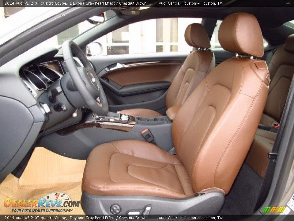 Chestnut Brown Interior - 2014 Audi A5 2.0T quattro Coupe Photo #10