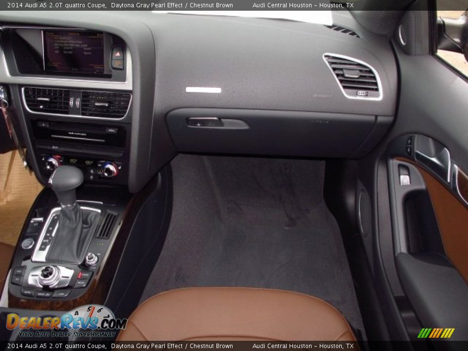 2014 Audi A5 2.0T quattro Coupe Daytona Gray Pearl Effect / Chestnut Brown Photo #13