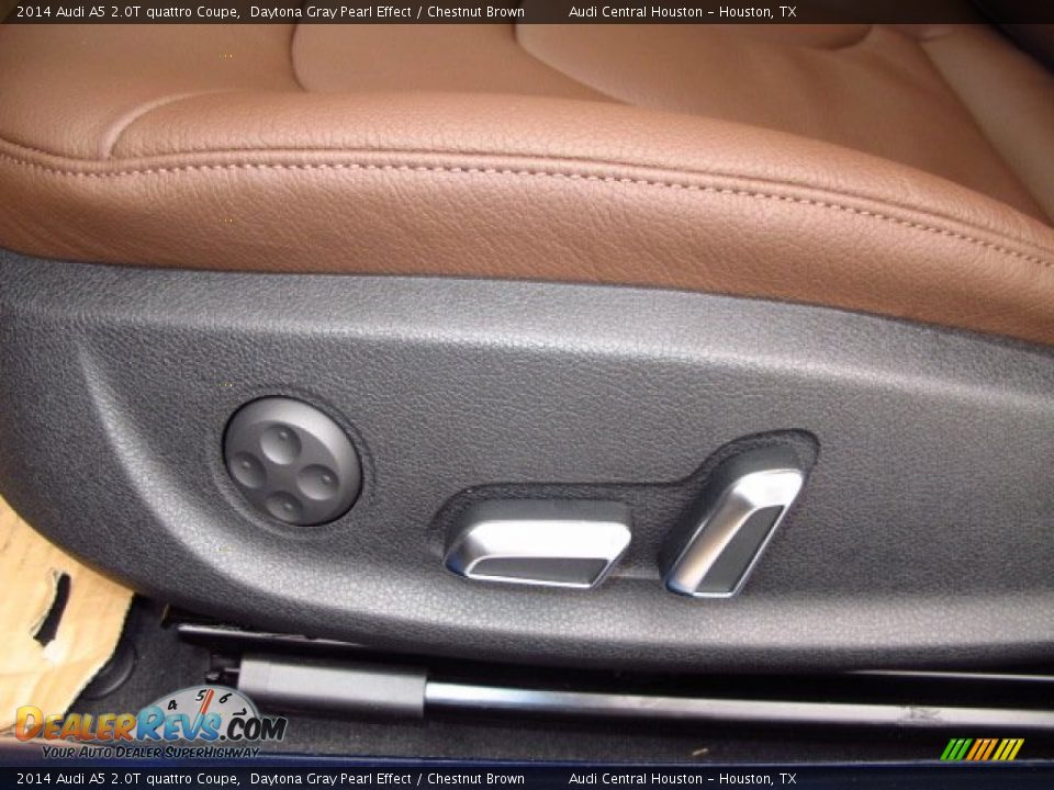 2014 Audi A5 2.0T quattro Coupe Daytona Gray Pearl Effect / Chestnut Brown Photo #15