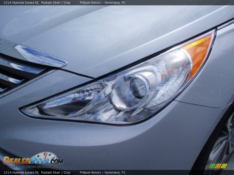 2014 Hyundai Sonata SE Radiant Silver / Gray Photo #10