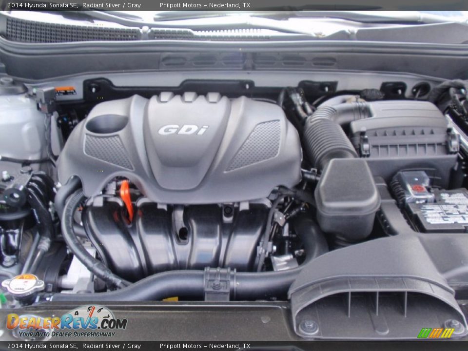 2014 Hyundai Sonata SE Radiant Silver / Gray Photo #16