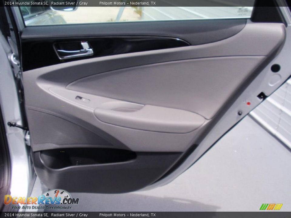 2014 Hyundai Sonata SE Radiant Silver / Gray Photo #21