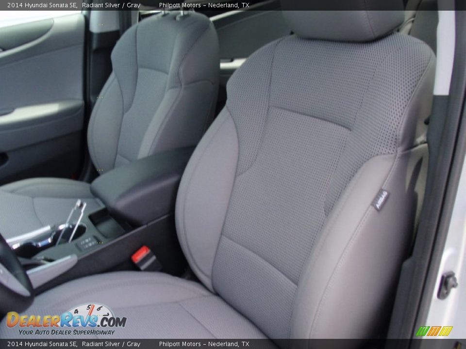 2014 Hyundai Sonata SE Radiant Silver / Gray Photo #27