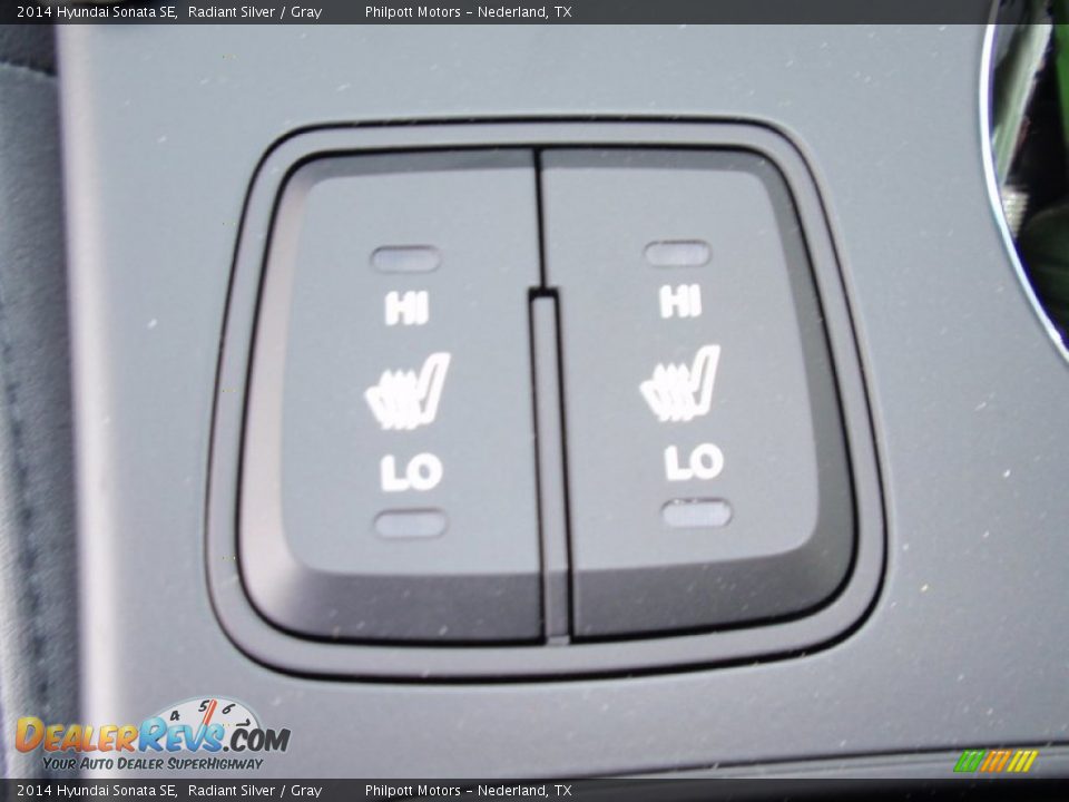 2014 Hyundai Sonata SE Radiant Silver / Gray Photo #31