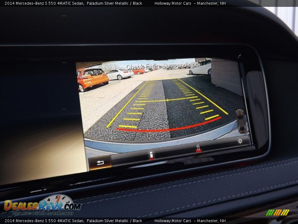 2014 Mercedes-Benz S 550 4MATIC Sedan Paladium Silver Metallic / Black Photo #18