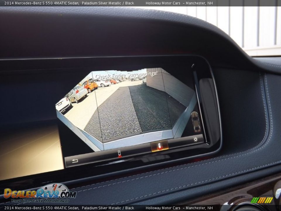 2014 Mercedes-Benz S 550 4MATIC Sedan Paladium Silver Metallic / Black Photo #19