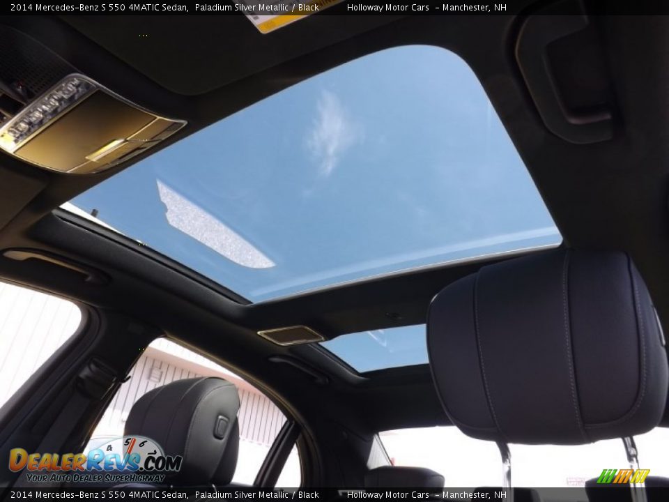 2014 Mercedes-Benz S 550 4MATIC Sedan Paladium Silver Metallic / Black Photo #20