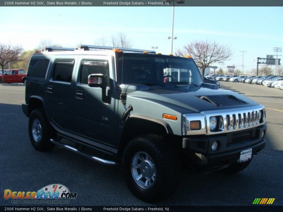 2006 Hummer H2 SUV Slate Blue Metallic / Ebony Photo #3