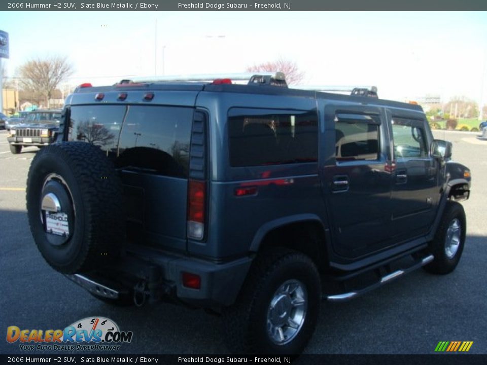 2006 Hummer H2 SUV Slate Blue Metallic / Ebony Photo #4