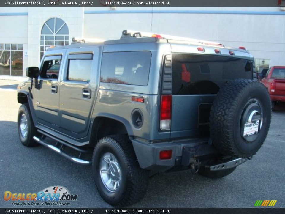 2006 Hummer H2 SUV Slate Blue Metallic / Ebony Photo #7