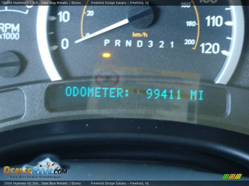 2006 Hummer H2 SUV Slate Blue Metallic / Ebony Photo #22
