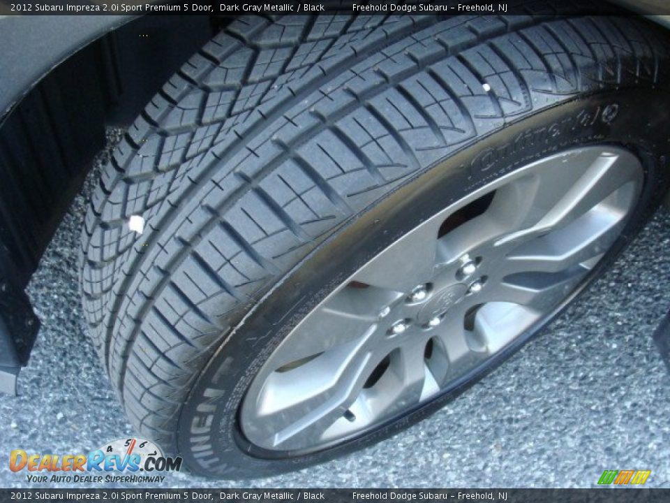 2012 Subaru Impreza 2.0i Sport Premium 5 Door Dark Gray Metallic / Black Photo #15
