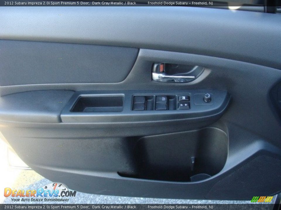 2012 Subaru Impreza 2.0i Sport Premium 5 Door Dark Gray Metallic / Black Photo #17