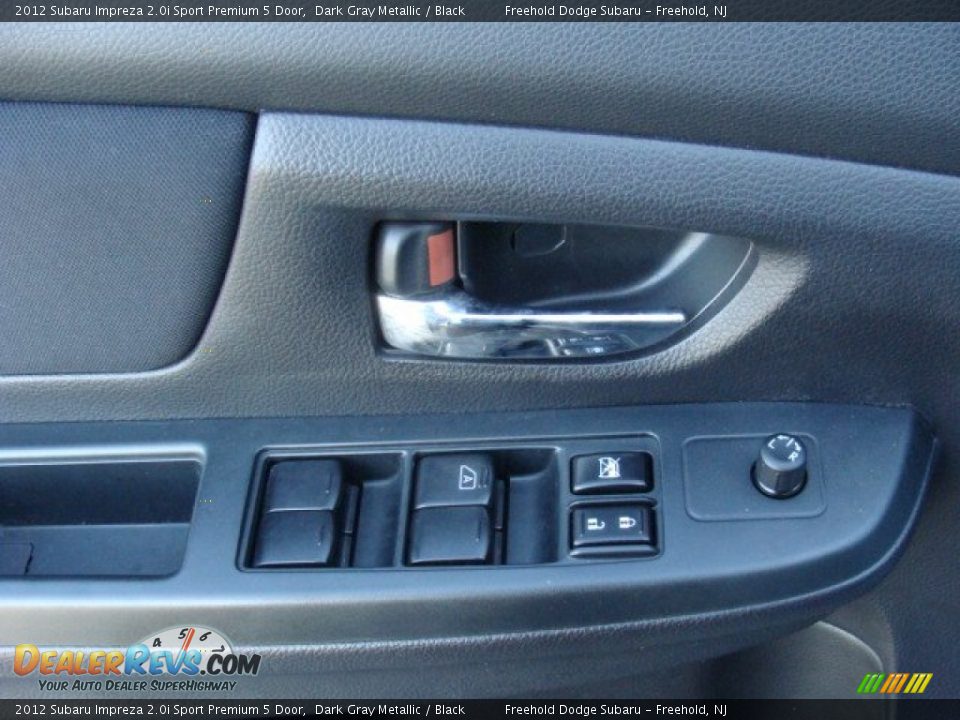 2012 Subaru Impreza 2.0i Sport Premium 5 Door Dark Gray Metallic / Black Photo #18