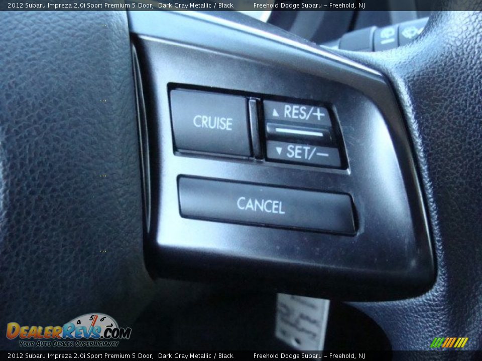 2012 Subaru Impreza 2.0i Sport Premium 5 Door Dark Gray Metallic / Black Photo #24