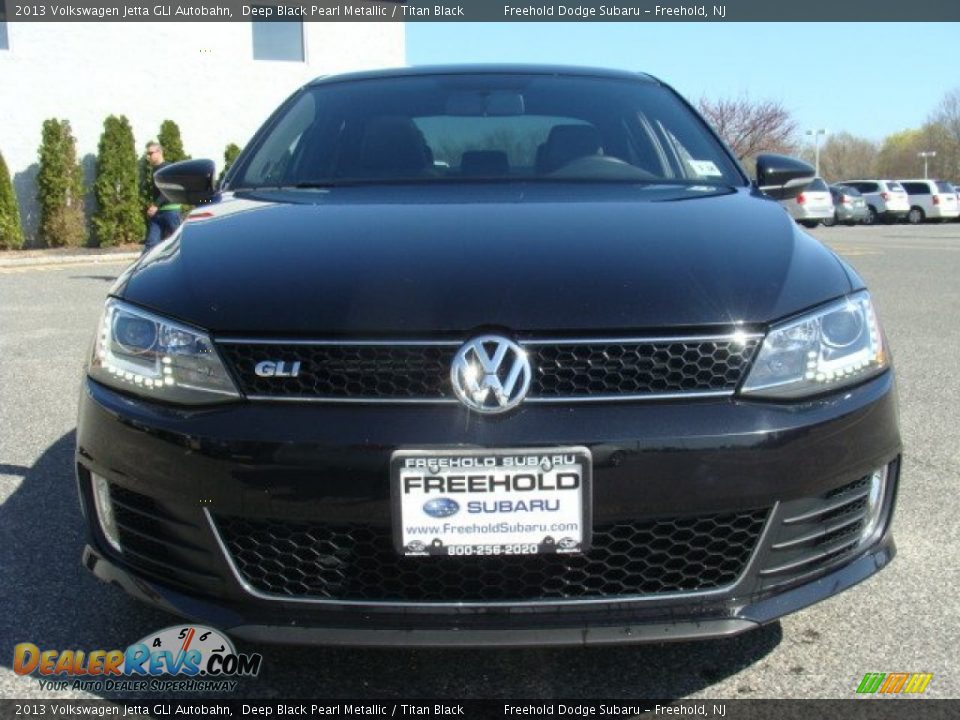 2013 Volkswagen Jetta GLI Autobahn Deep Black Pearl Metallic / Titan Black Photo #2