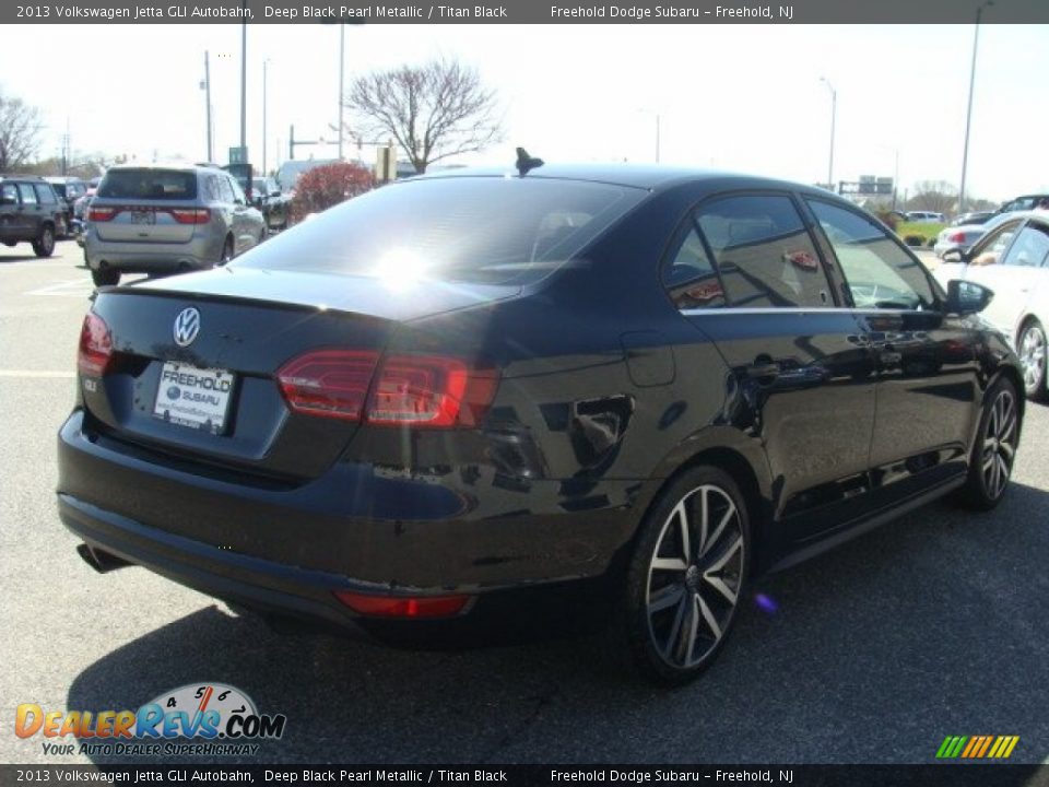 2013 Volkswagen Jetta GLI Autobahn Deep Black Pearl Metallic / Titan Black Photo #4