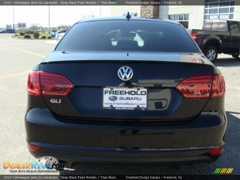 2013 Volkswagen Jetta GLI Autobahn Deep Black Pearl Metallic / Titan Black Photo #5