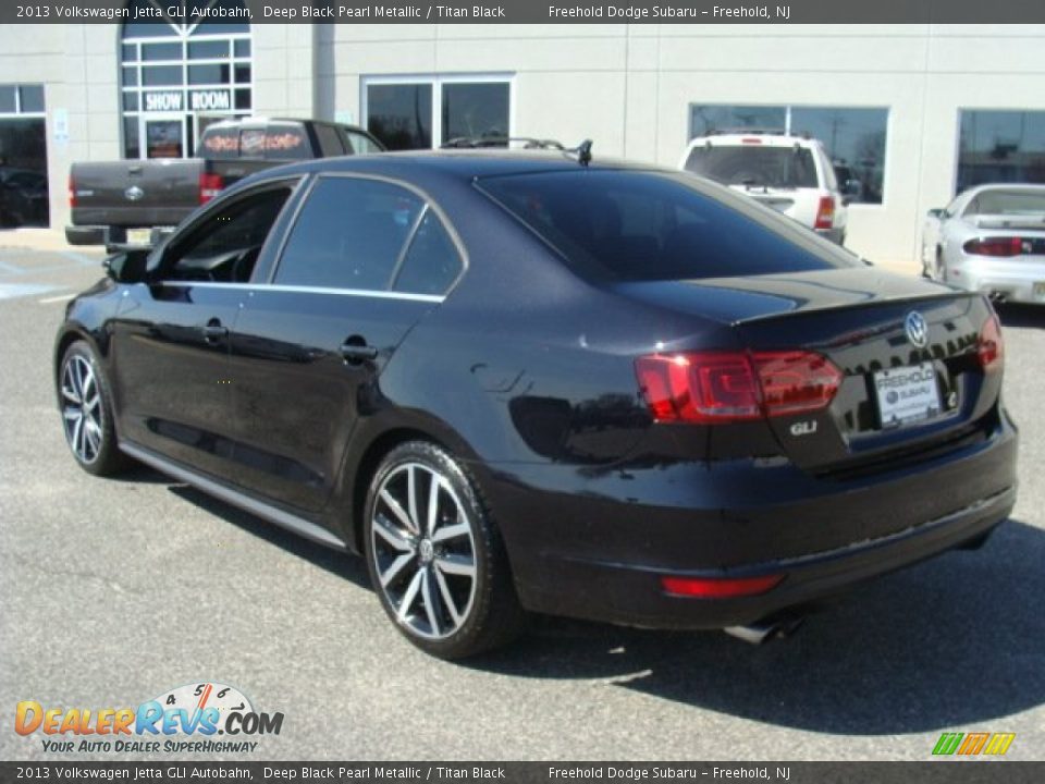 2013 Volkswagen Jetta GLI Autobahn Deep Black Pearl Metallic / Titan Black Photo #7