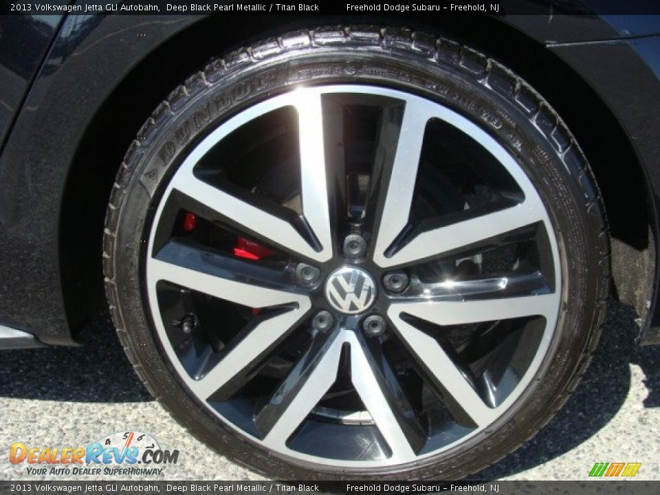 2013 Volkswagen Jetta GLI Autobahn Deep Black Pearl Metallic / Titan Black Photo #9