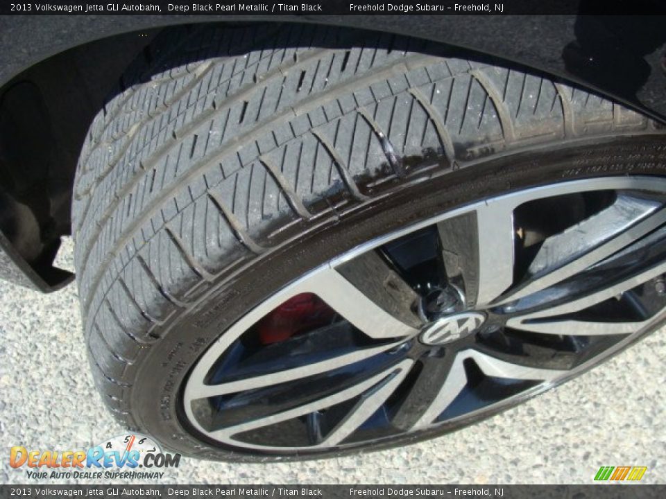 2013 Volkswagen Jetta GLI Autobahn Deep Black Pearl Metallic / Titan Black Photo #10