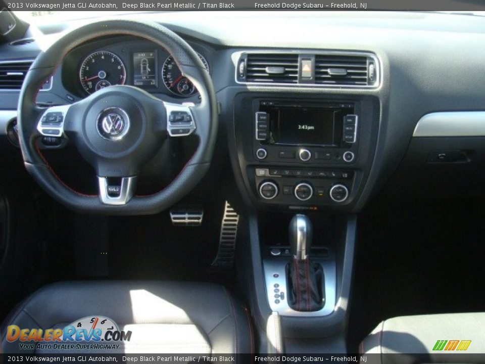 2013 Volkswagen Jetta GLI Autobahn Deep Black Pearl Metallic / Titan Black Photo #17