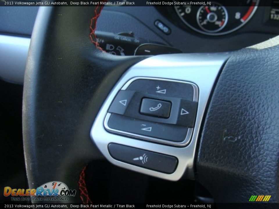 2013 Volkswagen Jetta GLI Autobahn Deep Black Pearl Metallic / Titan Black Photo #19