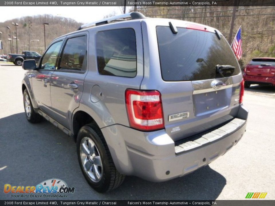 2008 Ford Escape Limited 4WD Tungsten Grey Metallic / Charcoal Photo #4