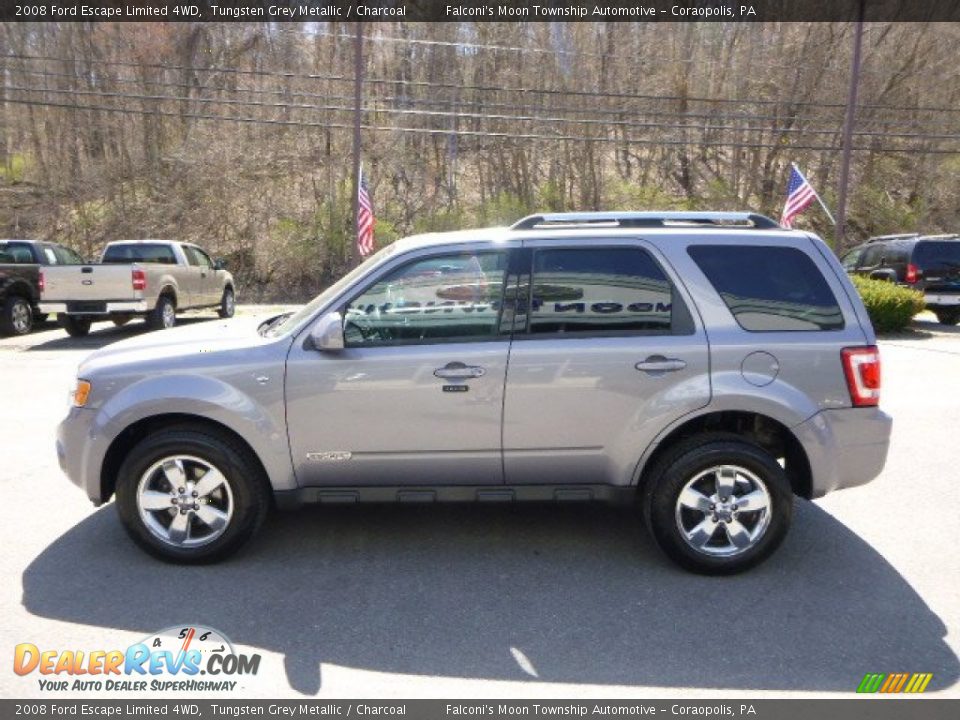 2008 Ford Escape Limited 4WD Tungsten Grey Metallic / Charcoal Photo #5