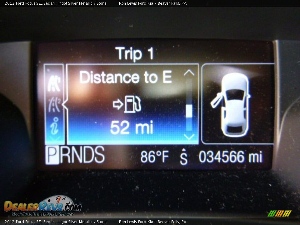 2012 Ford Focus SEL Sedan Ingot Silver Metallic / Stone Photo #19