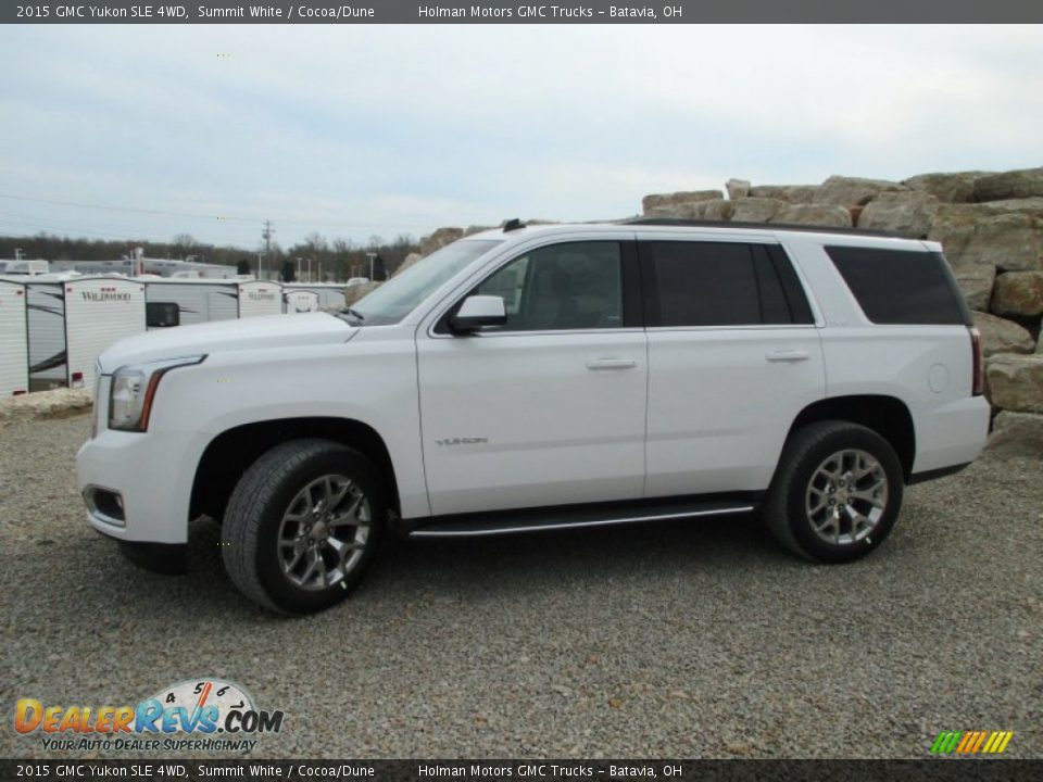 Summit White 2015 GMC Yukon SLE 4WD Photo #3