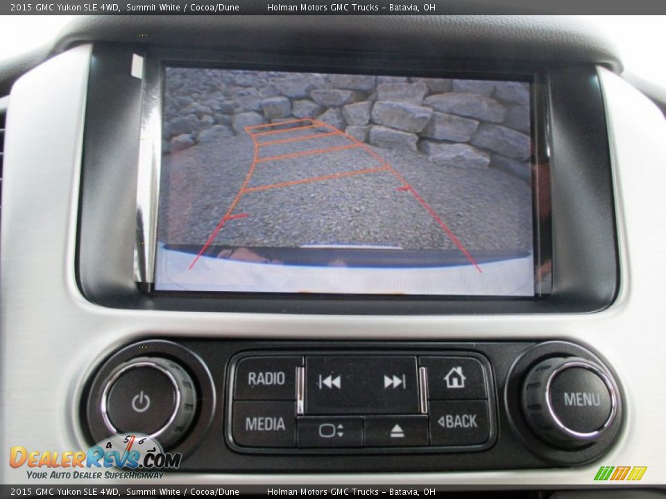 2015 GMC Yukon SLE 4WD Summit White / Cocoa/Dune Photo #10