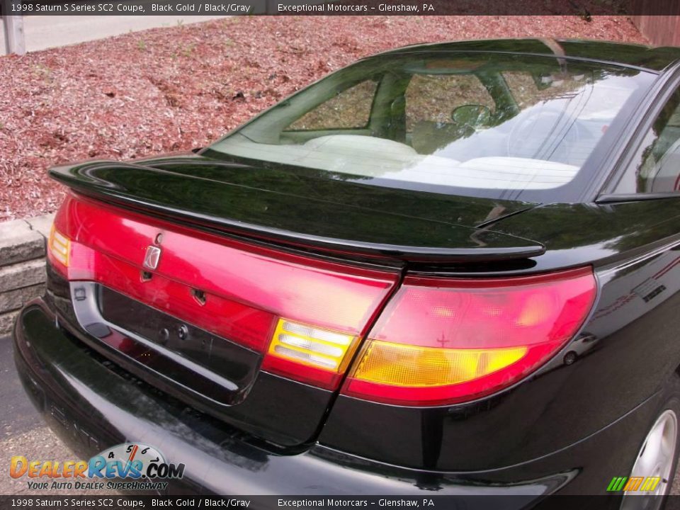 1998 Saturn S Series SC2 Coupe Black Gold / Black/Gray Photo #5
