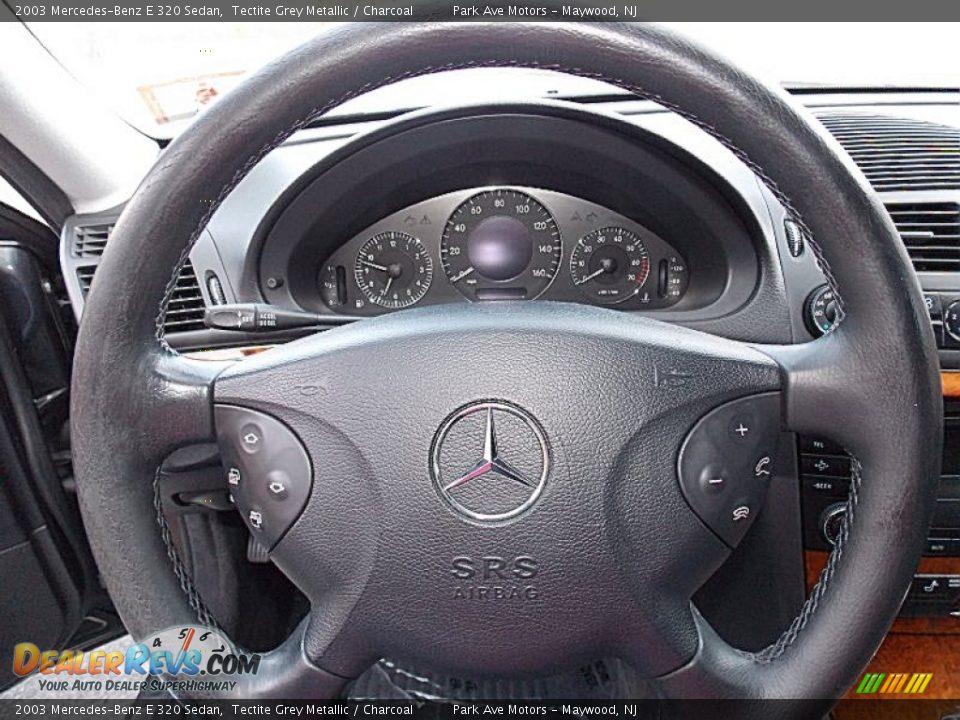 2003 Mercedes-Benz E 320 Sedan Tectite Grey Metallic / Charcoal Photo #20