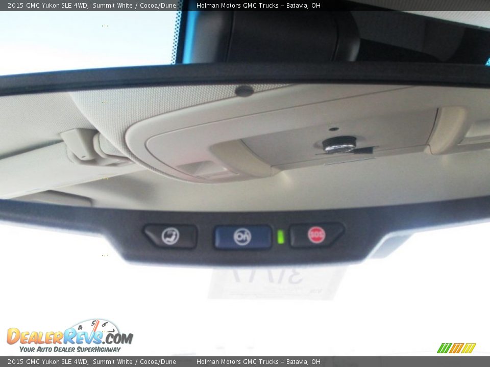 2015 GMC Yukon SLE 4WD Summit White / Cocoa/Dune Photo #19