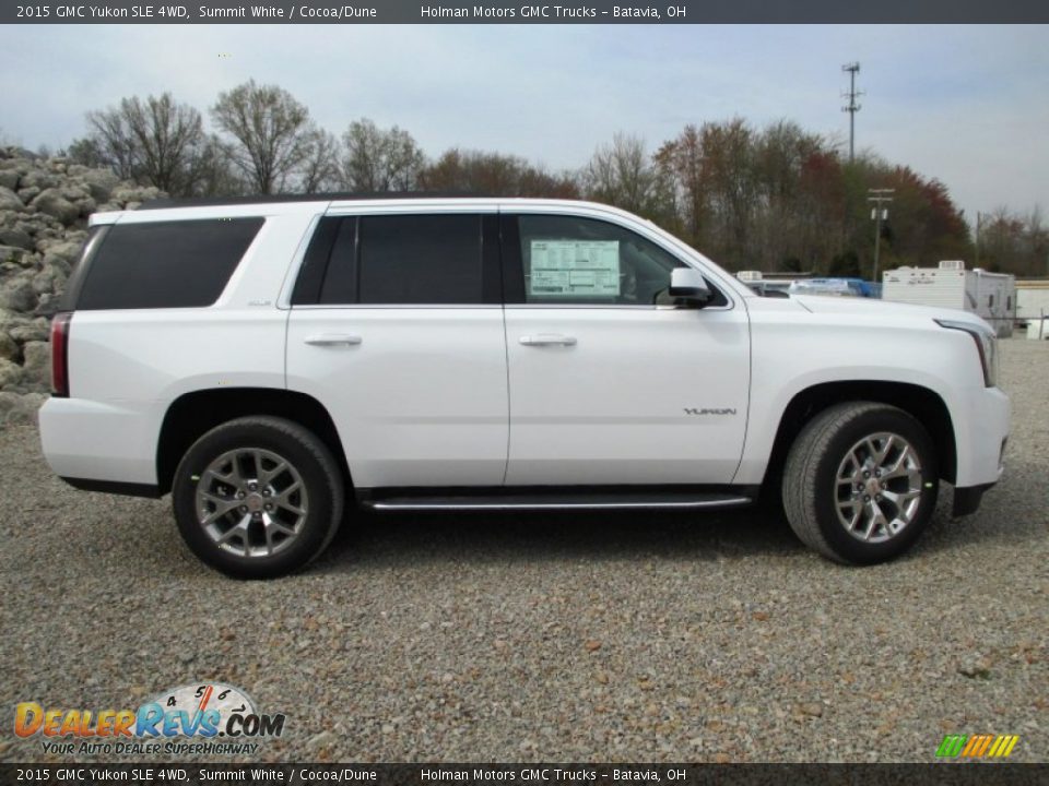 Summit White 2015 GMC Yukon SLE 4WD Photo #36