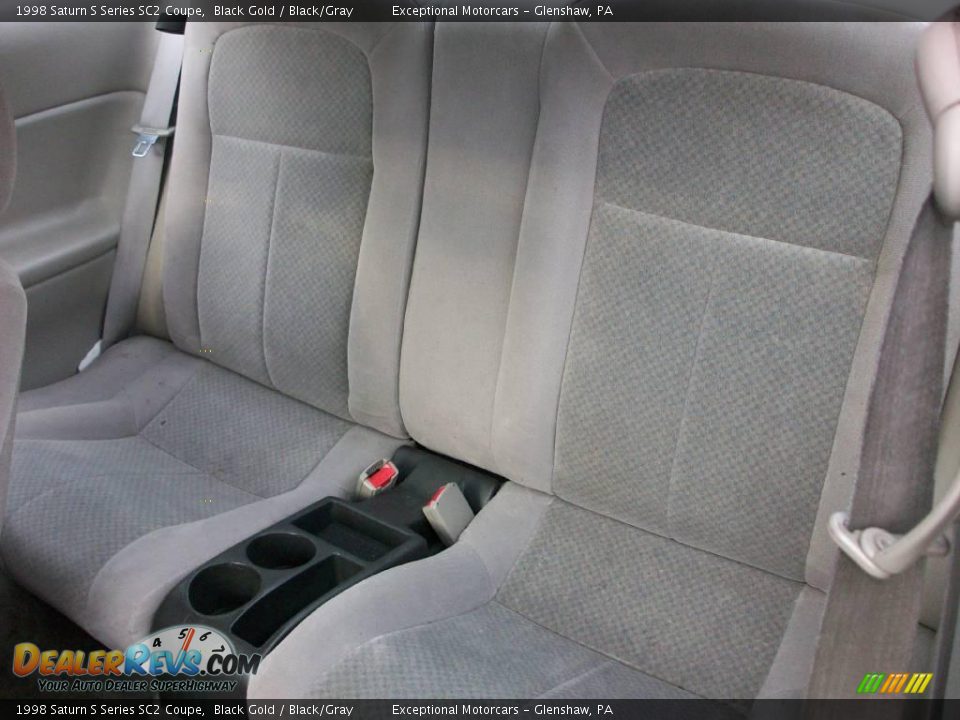 1998 Saturn S Series SC2 Coupe Black Gold / Black/Gray Photo #18
