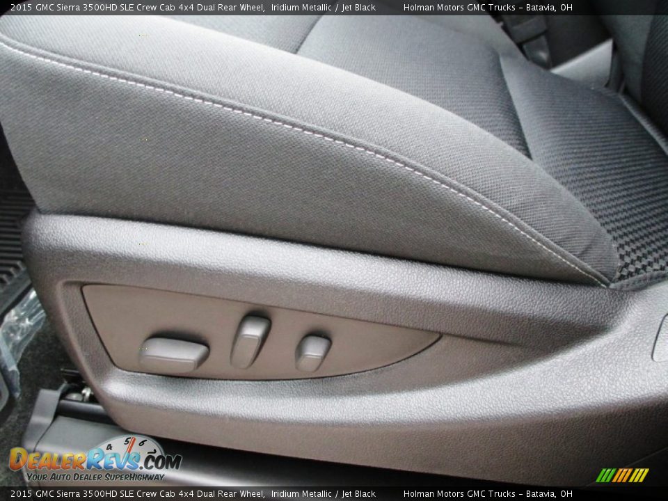 2015 GMC Sierra 3500HD SLE Crew Cab 4x4 Dual Rear Wheel Iridium Metallic / Jet Black Photo #8