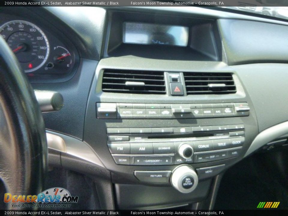 2009 Honda Accord EX-L Sedan Alabaster Silver Metallic / Black Photo #23